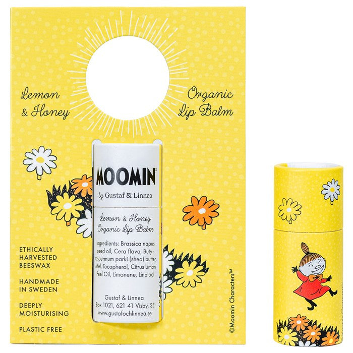 Moomin by G&L - Läppcerat av bivax med citron & honung